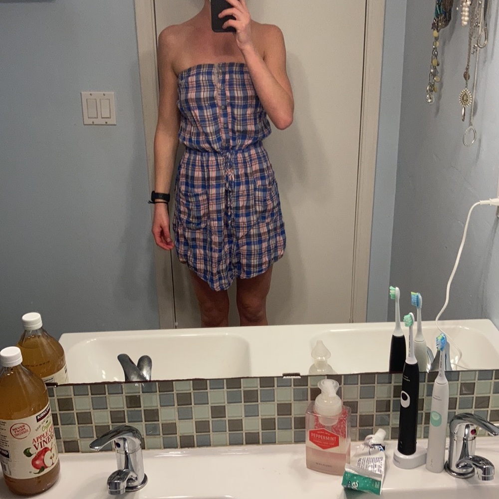 Strapless American eagle dress